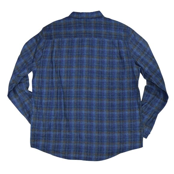 Weatherproof Plaid Regular Fit Long Sleeve Button Down Men's Shirt XL NWT Blue - Picture 4 of 4